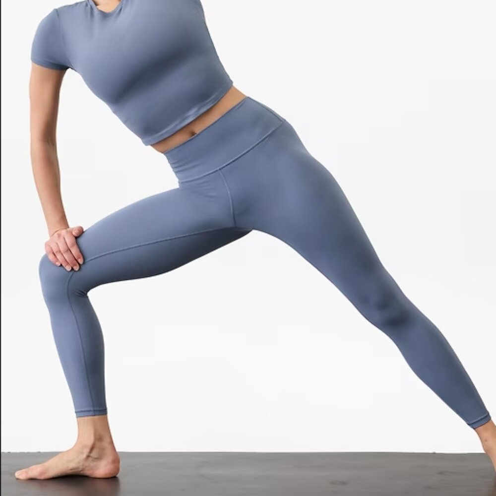Athleta Elation Ultra High Rise Leggings - Shadow Blue - Size M